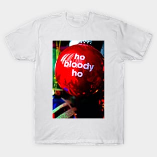 Ho Bloody Ho Christmas Tree Decoration Photograph Picture T-Shirt